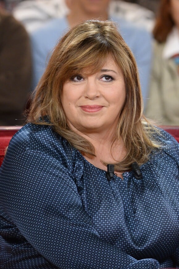 Michèle Bernier lors de l'émission "Vivement Dimanche" à Paris le 8 janvier 2014