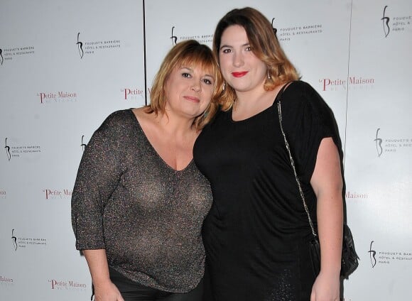 Michele Bernier et sa fille Charlotte Gaccio lors de la 2e soirée d'inauguration du restaurant de 'La Petite Maison Nicoise' à Paris le 22 Janvier 2013
