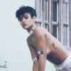 Rihanna, topless lors de son shooting pour Vogue Brasil.