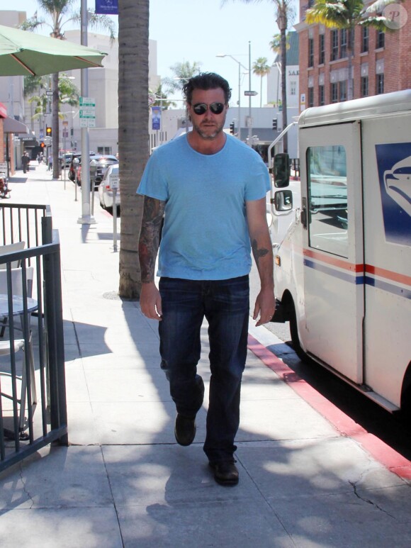 Dean McDermott dans les rues de Los Angeles, le 28 avril 2014. 