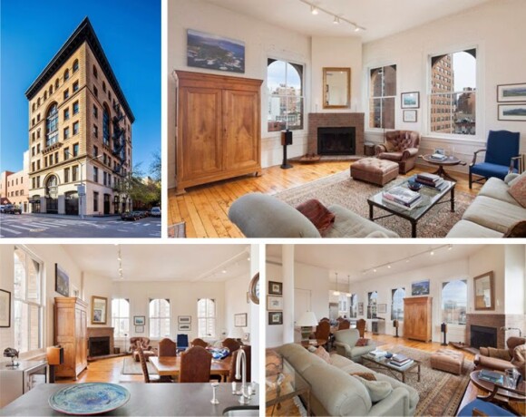 Photos du nouveau logement de Willem Dafoe et son épouse Giada Colagrande situé dans le quartier de West Village à New York, et acquis pour 3 872 500 dollars.