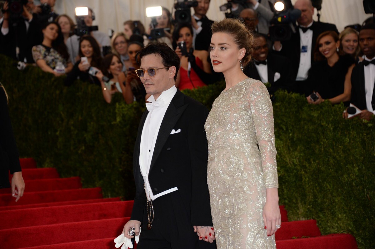 Amber Heard And Johnny Depp Met Gala