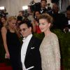 Johnny Depp et Amber Heard à la soirée du Met Ball / Costume Institute Gala 2014: "Charles James: Beyond Fashion" à New York, le 5 mai 2014.