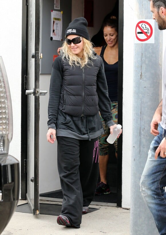 Madonna à West Hollywood, le 11 mars 2014.