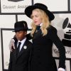 Madonna et son fils David Banda à Los Angeles, le 26 janvier 2014.