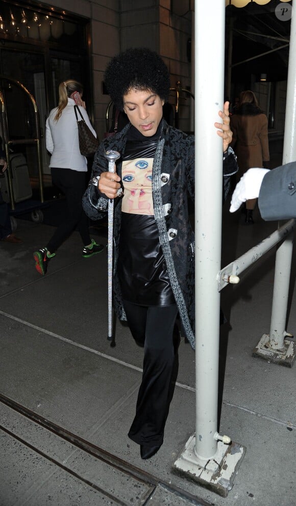 Prince à New York, le 1er mars 2014.