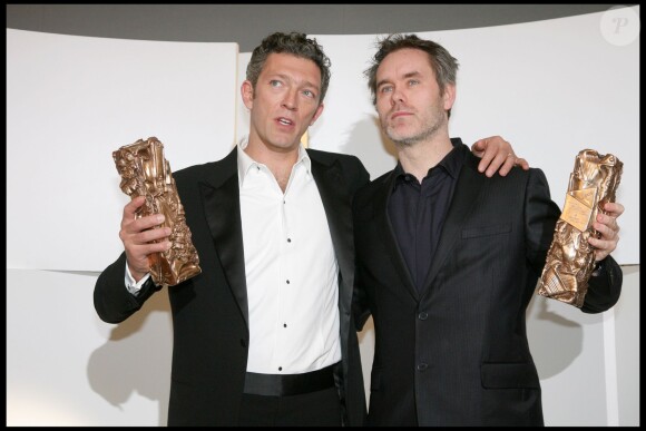 Vincent Cassel et Jean-François Richet lors de la cérémonie des César 2009