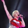 Miley Cyrus en concert à l'O2 Arena de Londres, le 6 mai 2014.