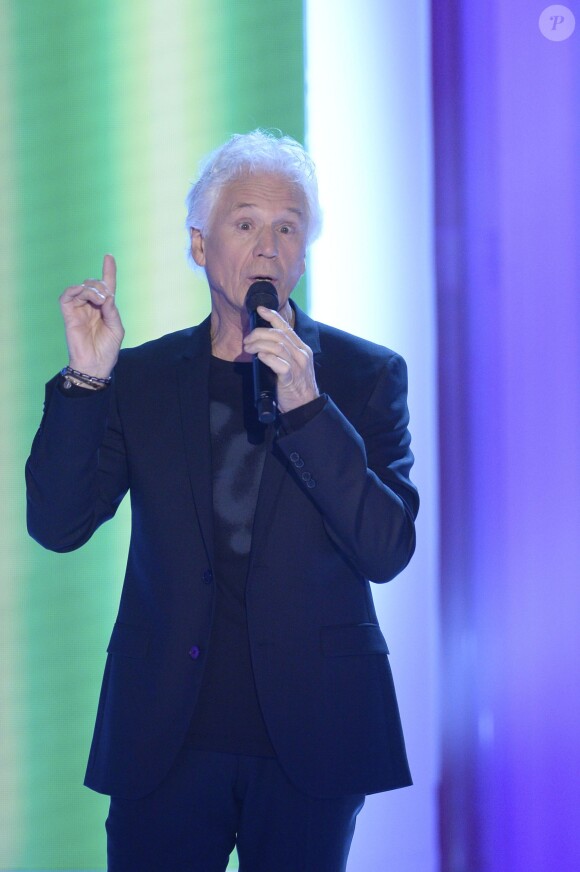 Gerard Lenorman - Enregistrement de l'émission "Vivement dimanche" à Paris le 26 février 2014.