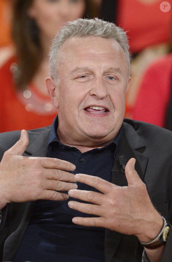 Michel Field - Enregistrement de l'émission "Vivement Dimanche" diffusée le 11 mai 2014 sur France 2.
