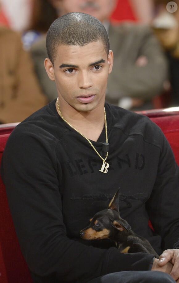 Brahim Zaibat - Enregistrement de l'émission "Vivement Dimanche" diffusée le 11 mai 2014 sur France 2.