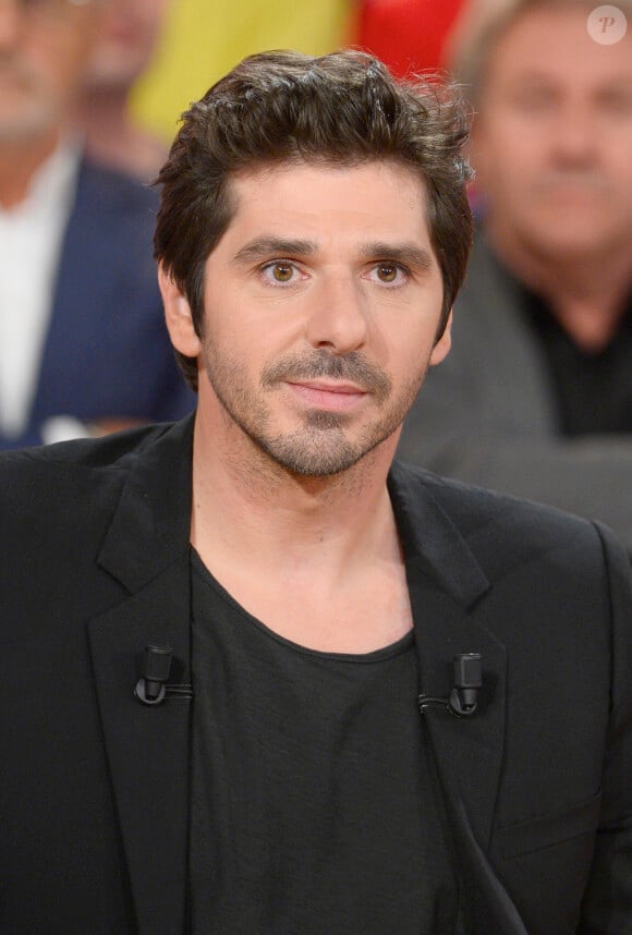 Patrick Fiori - Enregistrement de l'émission "Vivement Dimanche" diffusée le 11 mai 2014 sur France 2.