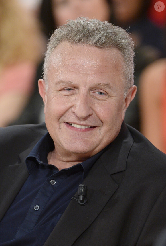 Michel Field - Enregistrement de l'émission "Vivement Dimanche" diffusée le 11 mai 2014 sur France 2.