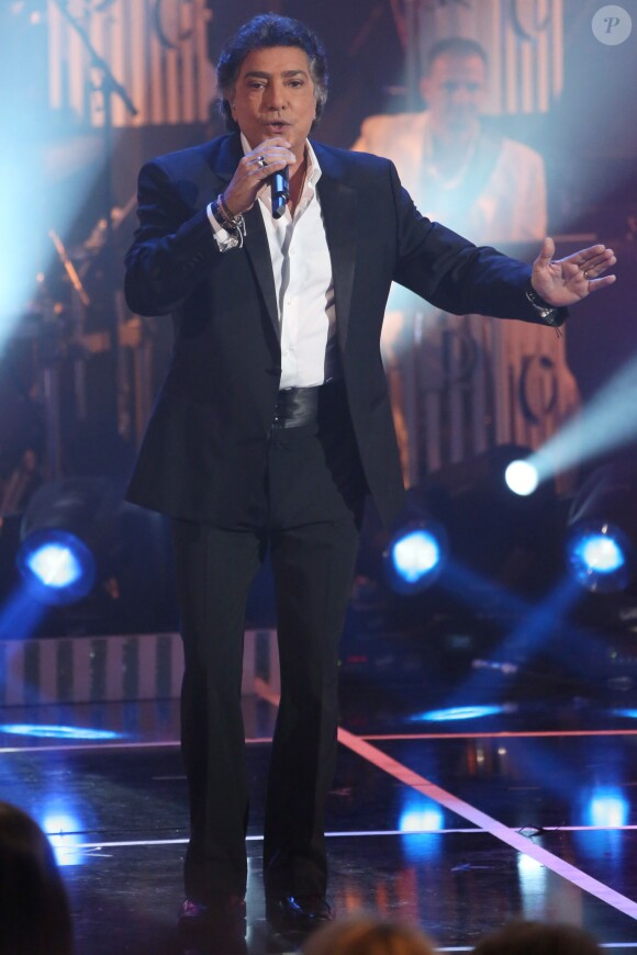 Frédéric François à l'enregistrement de l'émission Les Années Bonheur, en novembre 2013.