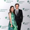 Colin Firth et sa femme Livia au gala "Rainforest Alliance" au Musée d'Histoire Naturelle à New York. Le 7 mai 2014.