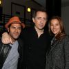 Exclusif - Jamel Debbouze, Mélissa Theuriau et Gad Elmaleh lors de sa dernière représentation à l'Olympia à Paris le 2 mai 2014.