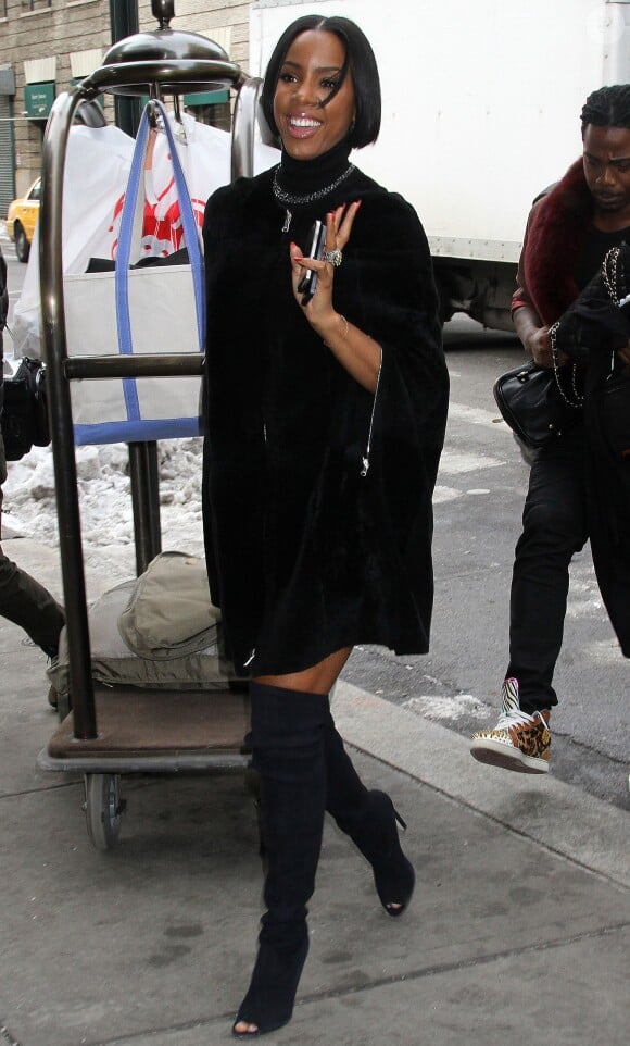 Kelly Rowland à New York, le 13 février 2014.