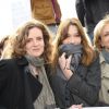 Nathalie Kosciusko-Morizet, Carla Bruni-Sarkozy, Valérie Pécresse... - Marche de femmes pour appeler à la libération de jeunes filles enlevées par le groupe Boko Haram au Nigeria. Place du Trocadéro à Paris le 13 mai 2014.