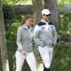 Athina Onassis et son époux Alvaro de Miranda Neto, dit Doda, le 4 mai 2014 au Jumping de Madrid, étape du Global Champions Tour.