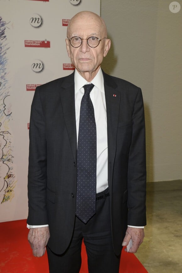 Maître François Gibault - Dîner de charité pour la Fondation Naked Heart et en l'honneur de Monumenta, "L'étrange cité", au Grand Palais, à Paris le 13 mai 2014.