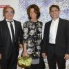 Orlando, Sylvie Rousseau et Jacques Demri - Dîner de charité pour la Fondation Naked Heart et en l'honneur de Monumenta, "L'étrange cité", au Grand Palais, à Paris le 13 mai 2014.
