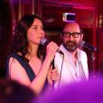 Kad Merad et son ex-femme Emmanuelle Cosso-Merad, réunis pour la sortie du livre "J'ai rencontré quelqu'un", à l'hôtel Belmont dans le 16e arrondissement à Paris, le 13 mai 2014.