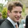 James Tollemache, ami du prince William depuis l'Eton College, au mariage de Hugh van Cutsem et Rose Astor à Oxford en juin 2005