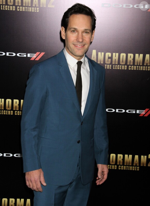 Paul Rudd - Avant-premiere du film "Anchorman 2 : The Legend Continues" à New York, le 15 décembre 2013