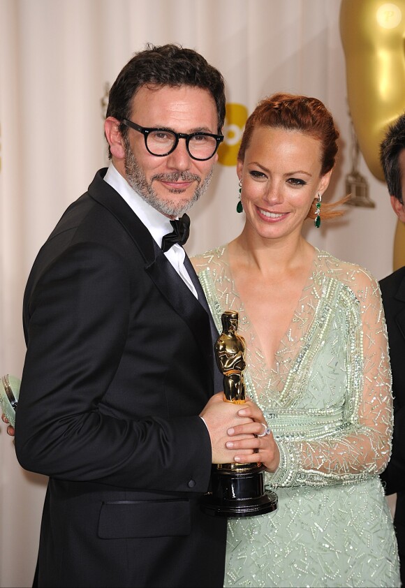 Michel Hazanavicius et Bérénice Bejo aux Oscars le 26 février 2012