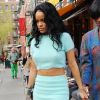 Rihanna quitte le restaurant Da Silvano à New York. Le 28 avril 2014.