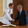 Le prince Harry en visite officielle en Estonie le 16 mai 2014