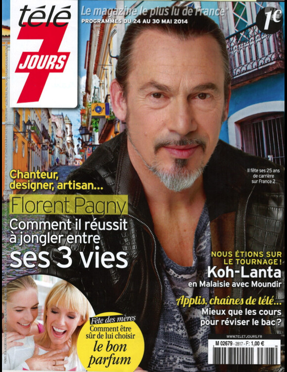 Florent Pagny en couverture de Télé 7 Jours, en kiosques lundi 19 mai 2014