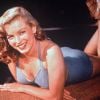 Marilyn Monroe épanouie et radieuse, image d'archives