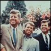 John 'Jack' Fitzgerald Kennedy (JFK), Robert (Bobby) Fitzgerald Kennedy (RFK) et Edward (Ted) Kennedy, image d'archives.