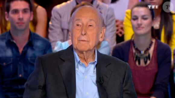 Valéry Giscard d'Esating dans Les enfants de la télé, samedi 17 mai 2014 sur TF1.