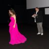 Salma Hayek et Gérard Depardieu lors de l'hommage au cinéma d'animation et la présentations de "Kahlil Ghibran's The Prophet", lors du 67e Festival du film de Cannes le 17 mai 2014.