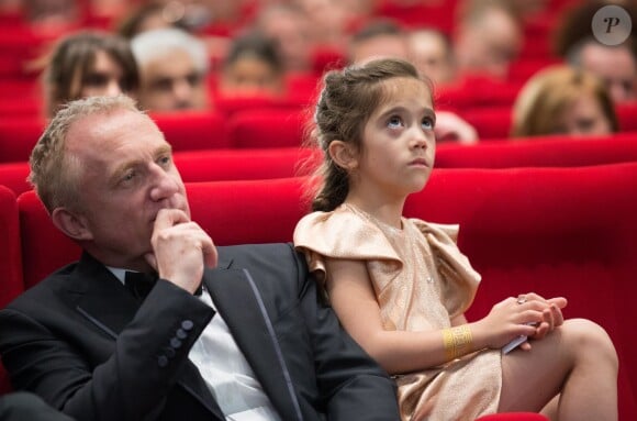François-Henri Pinault et sa fille Valentina Pinault durant l'hommage au cinéma d'animation et la présentations de "Kahlil Ghibran's The Prophet", lors du 67e Festival du film de Cannes le 17 mai 2014.