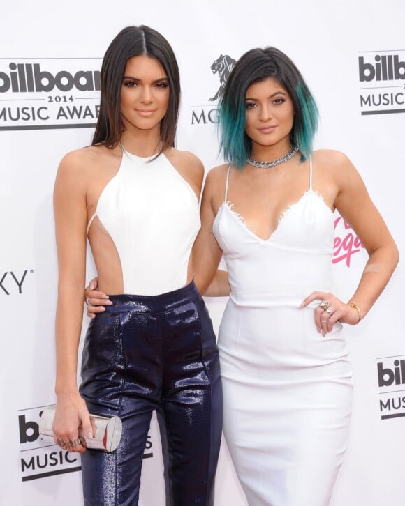 Kendall et Kylie Jenner assistent aux Billboard Music Awards 2014 au MGM Grand Garden Arena. Las Vegas, le 18 mai 2014.