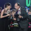 François Hollande s'est engagé en faveur de l'impro lors de la finale du 4e Trophée d'Impro de la Fondation Culture et Diversité et de la Compagnie Déclic Théâtre, le 19 mai 2014 au Théâtre Comedia, à Paris.