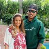 Ciara et Future lors de leur baby-shower à West Hollywood, Los Angeles, le 22 mars 2014.