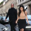 Kim Kardashian est allée dîner au restaurant Ferdi à Paris. Le 20 mai 2014