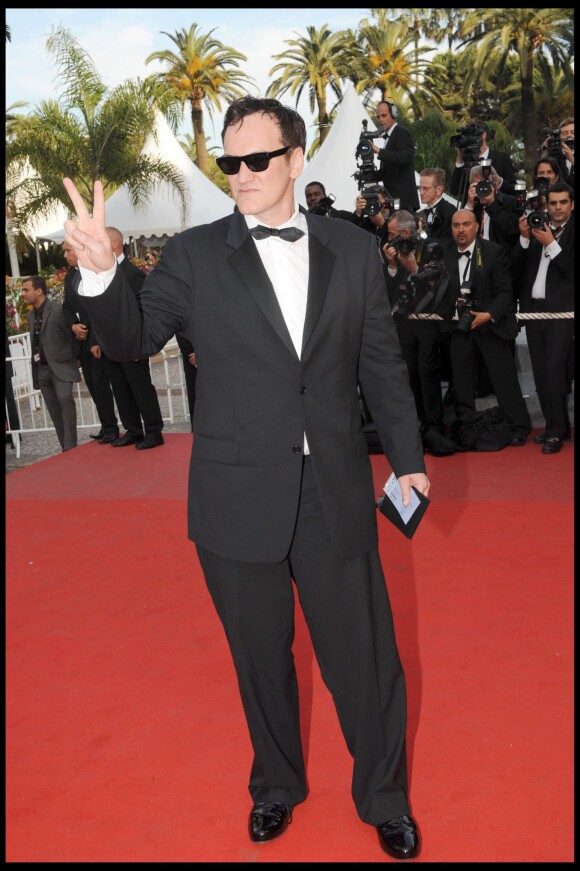 Quentin Tarantino lors du Festival de Cannes 2009