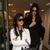 Kourtney Kardashian et Kendall Jenner quittent la boutique colette dans le 1er arrondissement. Paris, le mercredi 21 mai 2014.