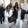 Kris Jenner, Kourtney et Khloé Kardashian, Kendall et Kylie Jenner font du shopping. Les cinq femmes ont visité les boutiques Saint Laurent, Céline, Azzedine Alaïa et Maison Michel. Paris, le mercredi 21 mai 2014.