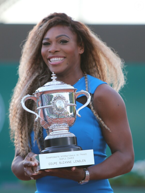 Rafael Nadal et Serena Willliams, les deux tenants du titre de Roland-Garros, étaient réunis pour l'opération Roland-Garros dans la ville, sur le Champs de Mars à Paris, le 22 mai 2014