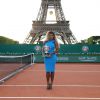 Rafael Nadal et Serena Willliams, les deux tenants du titre de Roland-Garros, étaient réunis pour l'opération Roland-Garros dans la ville, sur le Champs de Mars à Paris, le 22 mai 2014