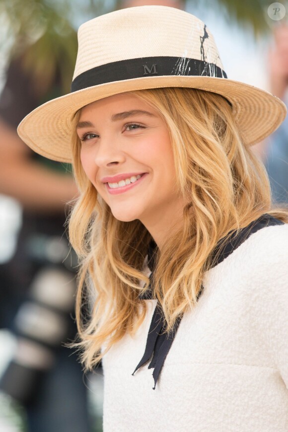Chloë Grace Moretz - Photocall du film "Sils Maria" lors du 67e Festival International du Film de Cannes, le 23 mai 2014.