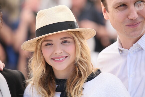 Chloë Grace Moretz - Photocall du film "Sils Maria" lors du 67e Festival International du Film de Cannes, le 23 mai 2014.