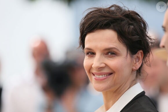 Juliette Binoche - Photocall du film "Sils Maria" lors du 67e Festival International du Film de Cannes, le 23 mai 2014.