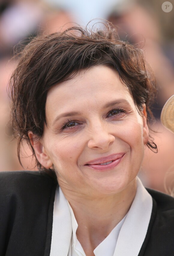 Juliette Binoche - Photocall du film "Sils Maria" lors du 67e Festival International du Film de Cannes, le 23 mai 2014.